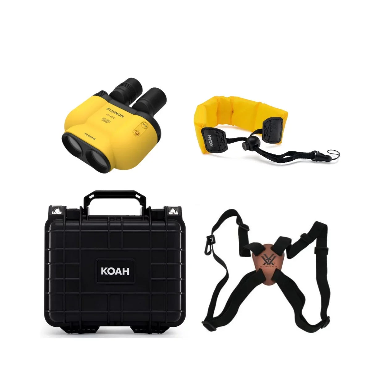 Fujifilm TSize-X 1440 Techno Sizetabi Binoculars with Sizeoftcase (Yellow) Bundle