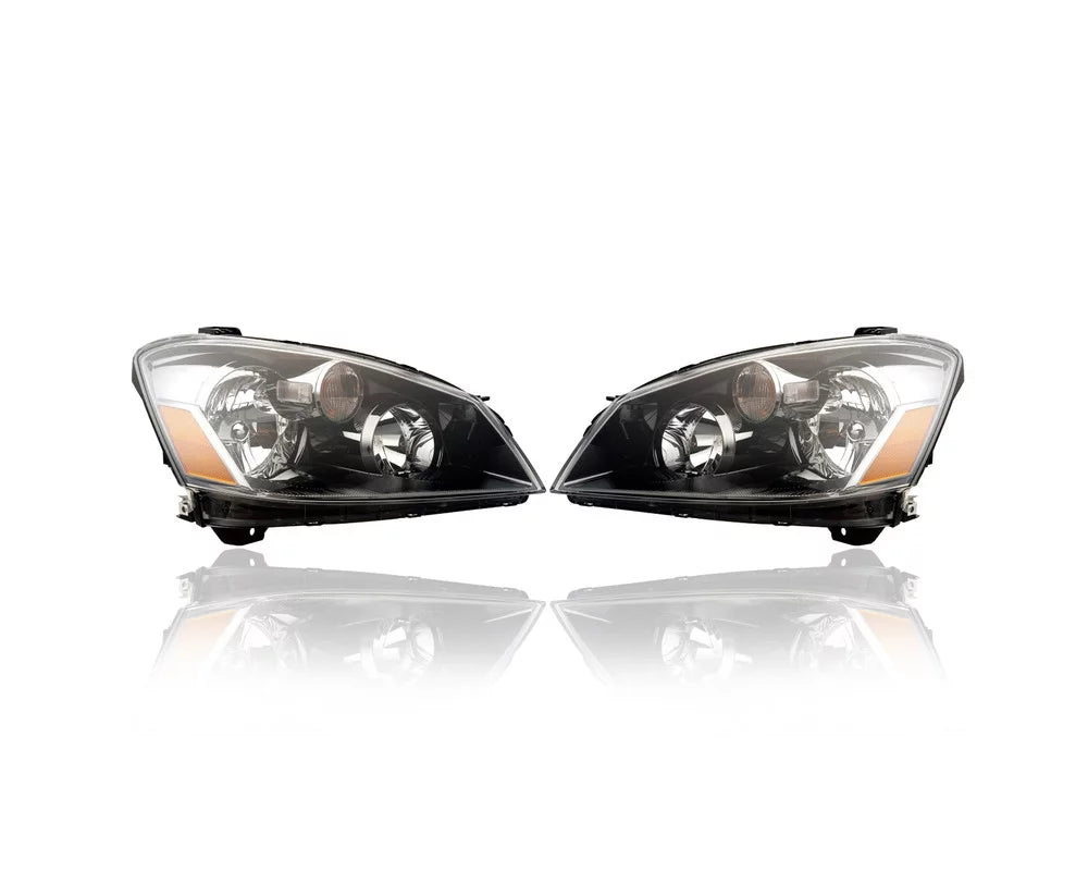 Headlight - Compatible/Replacement for '05-06 Nissan Altima Base/Size/SizeE/SizeL - Halogen - Pair, Left Driver + Right Passenger Sizeet - 26010ZB525, 26060ZB525 - CAPA Fits select: 2005-2006 NISizeSizeAN ALTIMA Size/SizeL