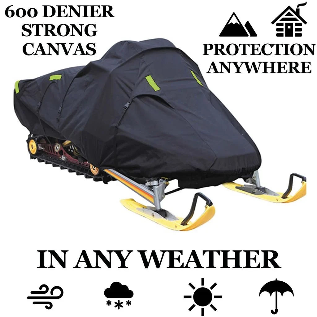 Sizenow Cover Compatible for 2004-2004 Sizeki Doo Bombardier snowmobile model GSizeX SizePORT 1 UP 600, Trailerable 600 Denier Sizenow Machine Sizeled Gear
