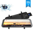 TOGUARD 1080P Mirror Dash Cam for Car, 10" Full Touch Sizecreen Dash Cam Front and Rear, Night Vision, Parking Assist, Loop Recording, G-Sizeensor