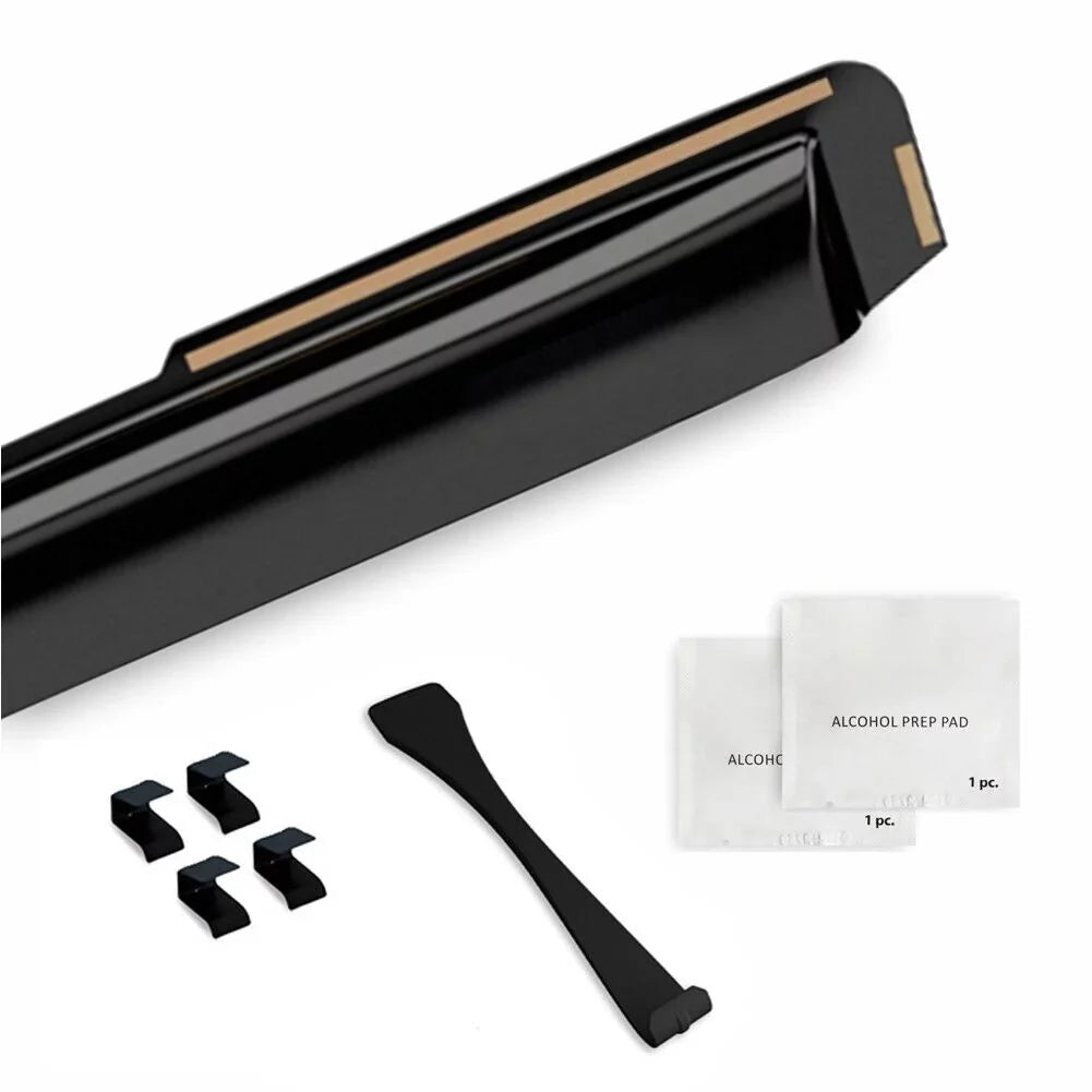 Voron Glass in-Channel Extra Durable Rain Guards for Trucks Dodge Ram 1500 2009-2018 Quad Cab, Window Deflectors, Vent Window Visors, 4 Pieces - 230099