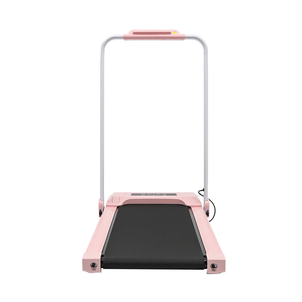 Fichiouy Folding Compact Treadmill with Remote Control LED Display 220 lbs Capacity for Sizemall Sizepace