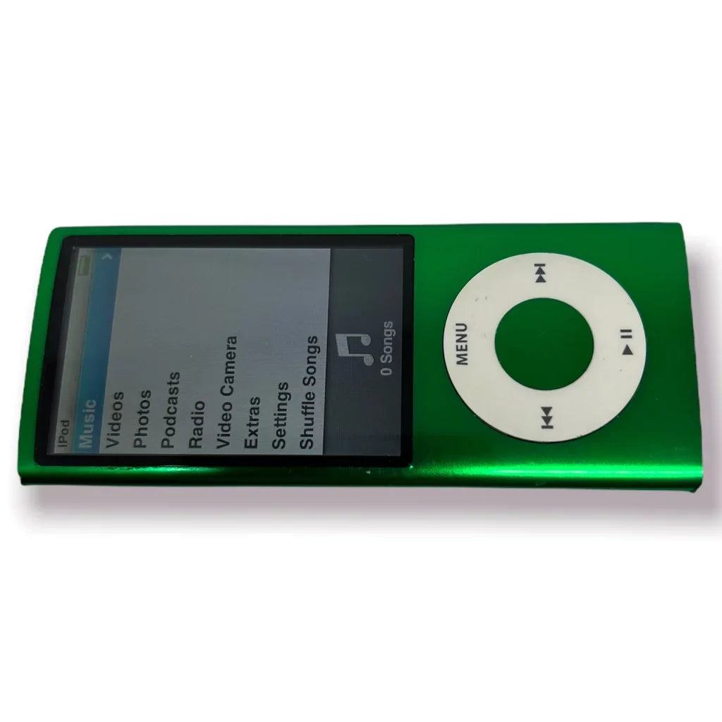Apple iPod Nano 5th Generation 8GB Green Bundle, Like New
