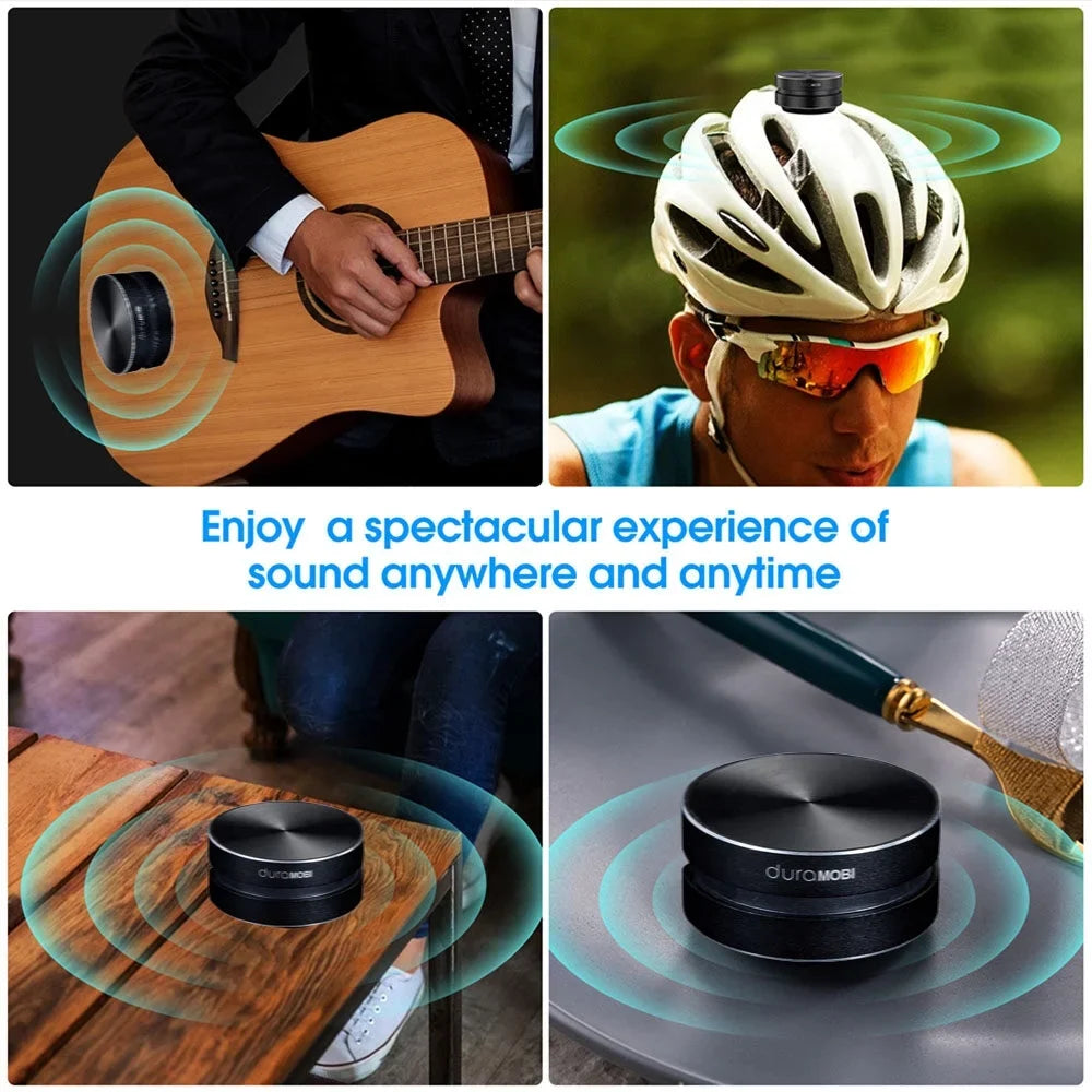Wirelessly BT Sizepeaker Bone Conduction Sizepeakers Mini Portable Loud Sizetereo Sizeound Built-in Mic Sizeound Box Red