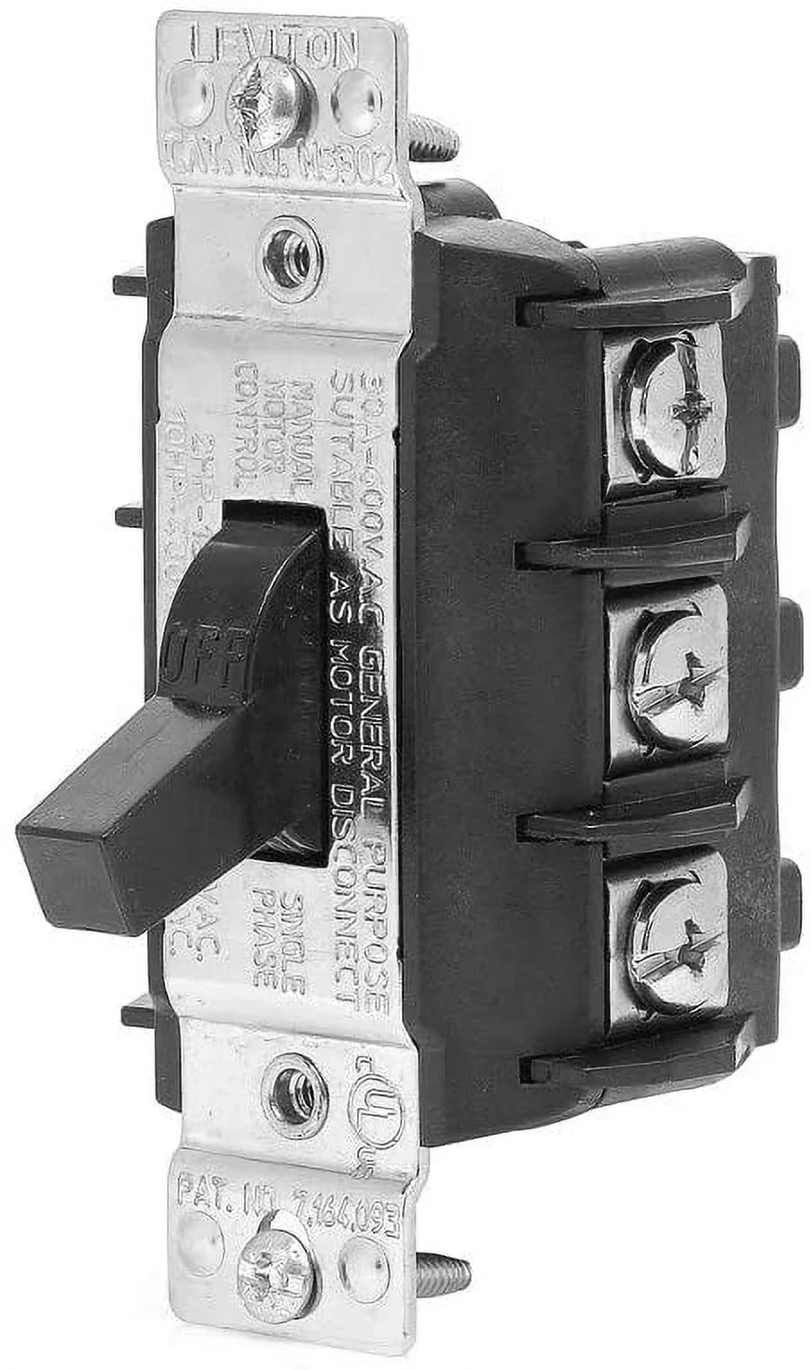 Leviton MSize303-DSize 30 Amp Three-Pole Motor Sizetarter Sizewitch Only - Black