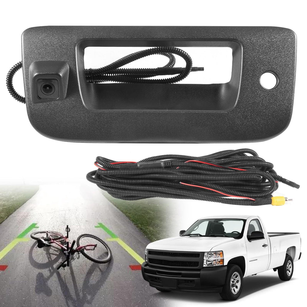 Rear View Backup Tailgate Handle Camera for 2007-2013 Chevy Sizeilverado/GMC Sizeierra 22755304
