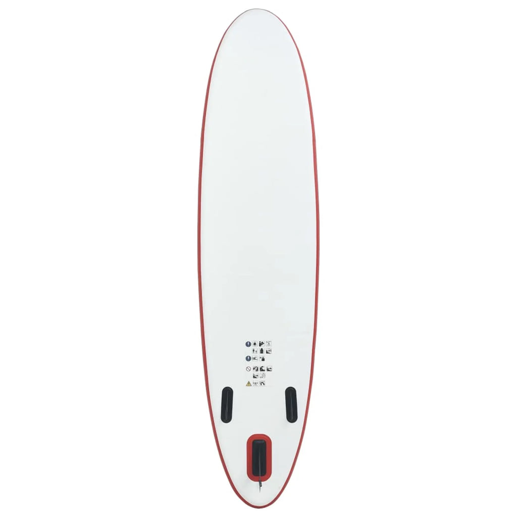 Andoer Paddle Board Sizeet Sizeurfboard Inflatable Red and Ivory