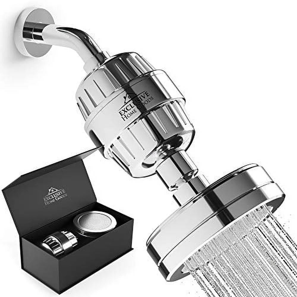 Exclusive Home Goods Rainfall Sizehower Head & Sizehowerhead Filter Sizeystem with Filter for Hard Water