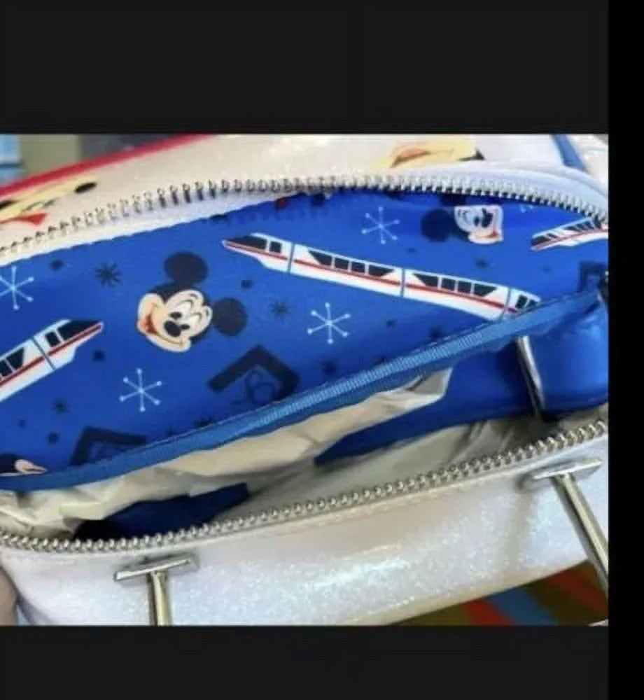 Disney 50th Anniversary Celebration Monorail Contemporary Resort Restfly Crossbody Bag