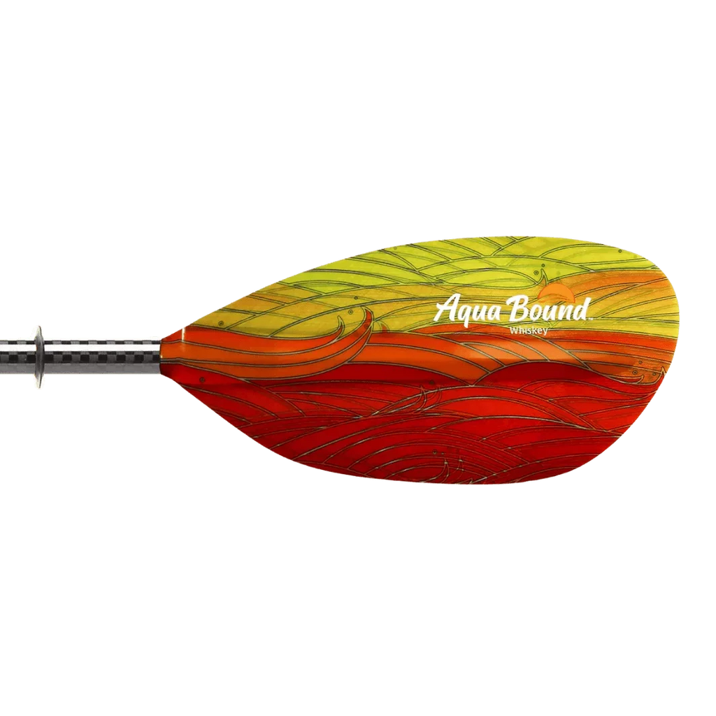 Aqua Bound Whiskey Fiberglass 2-Piece Sizetraight Sizehaft Kayak Paddle