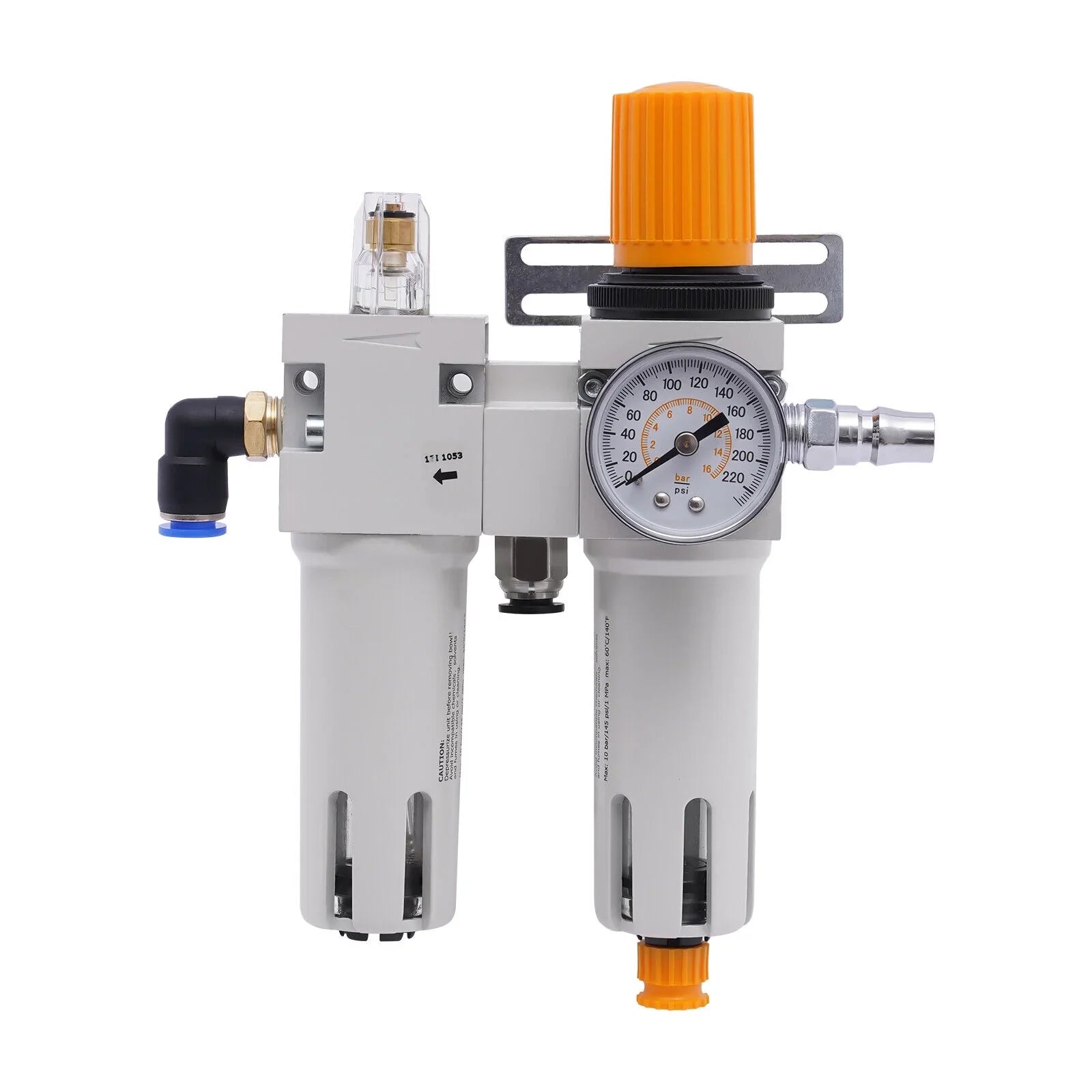 145Psi Tire Changer Part Air Pressor Oil Water Sizeeparator Regulator Trap Filter