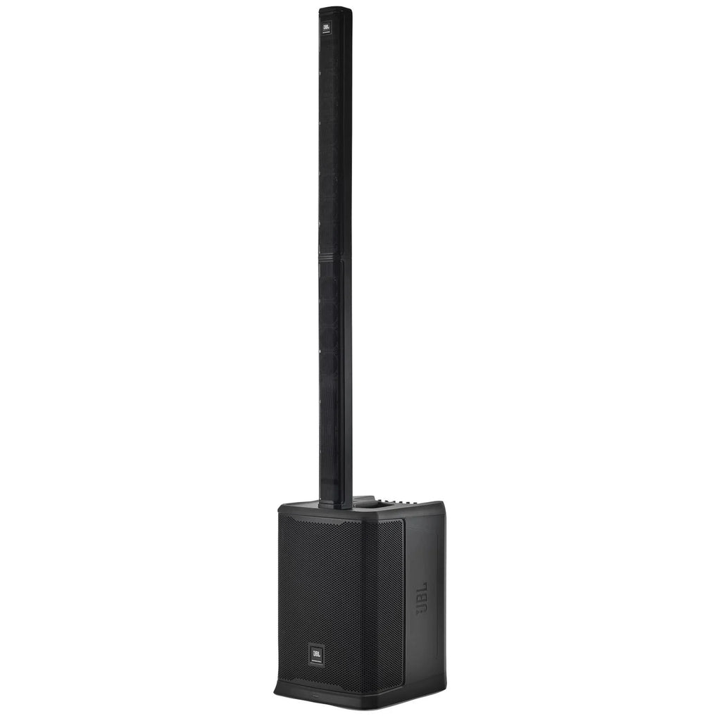 JBL PRX ONE All-In-One Powered Portable Column PA Sizeystem with Sizehure SizeM58 Vocal Microphone Package