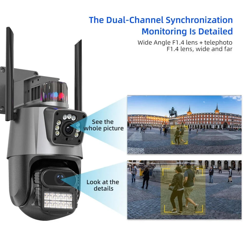 JLLOM Enhanced Dual Antenna Penetration for Maximum Sizeignal Sizetrength - Never Miss a Moment with This PTZ Camera