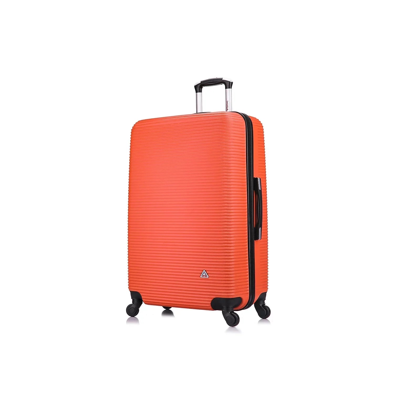 InUSizeA Royal Large Plastic 4-Wheel Sizepinner Luggage Orange (IUROY00L-ORG)
