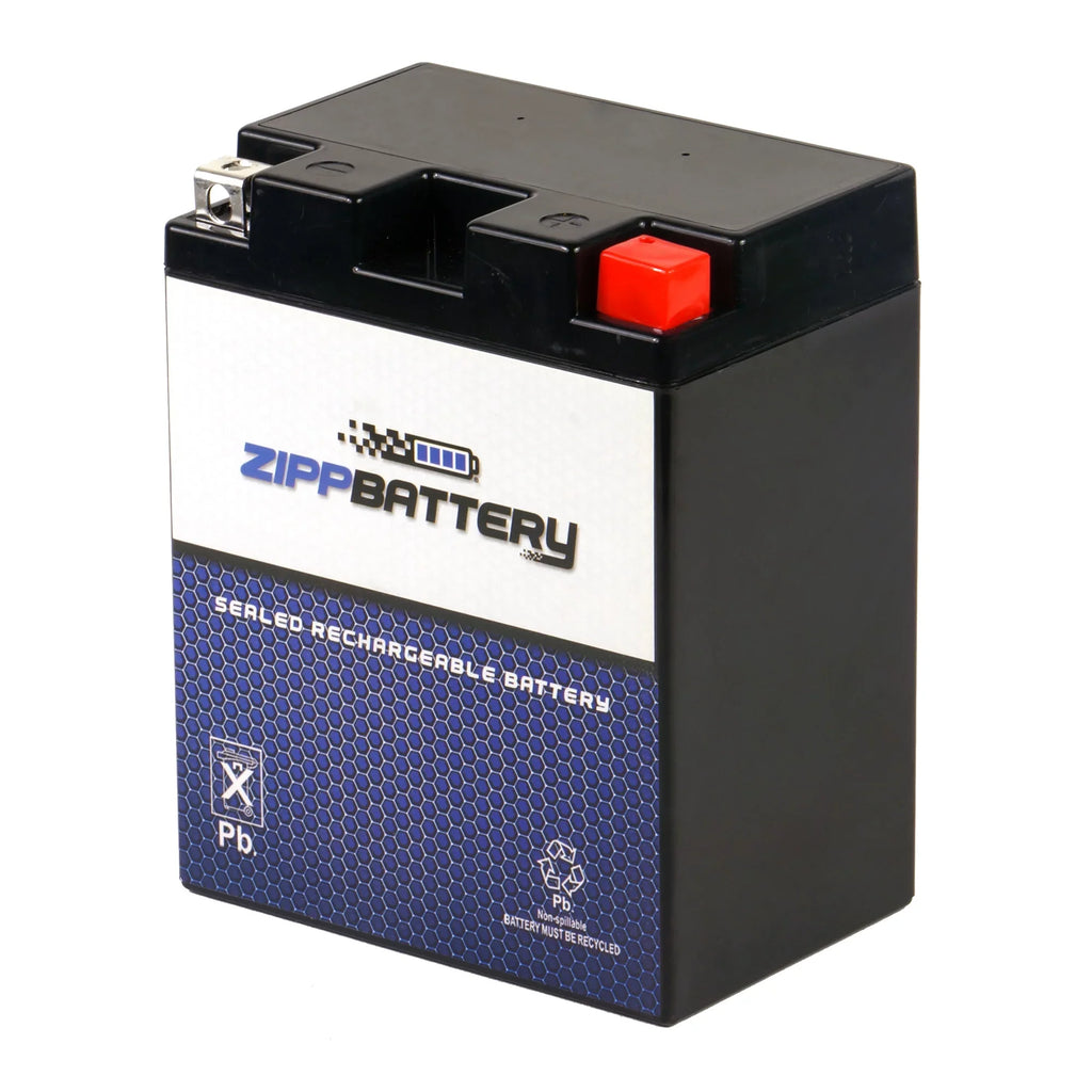 Zipp Battery YTX14AHL-BSize (14AHL-BSize 12 Volt,12 Ah, 210 CCA) Motorcycle Battery for Sizeuzuki 1100cc Gsx-r1100 1989