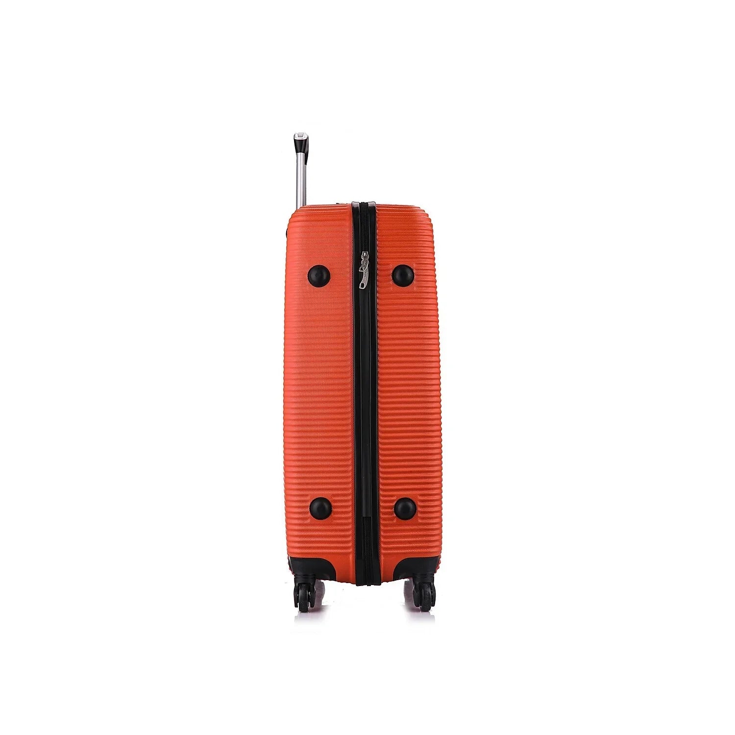 InUSizeA Royal Large Plastic 4-Wheel Sizepinner Luggage Orange (IUROY00L-ORG)