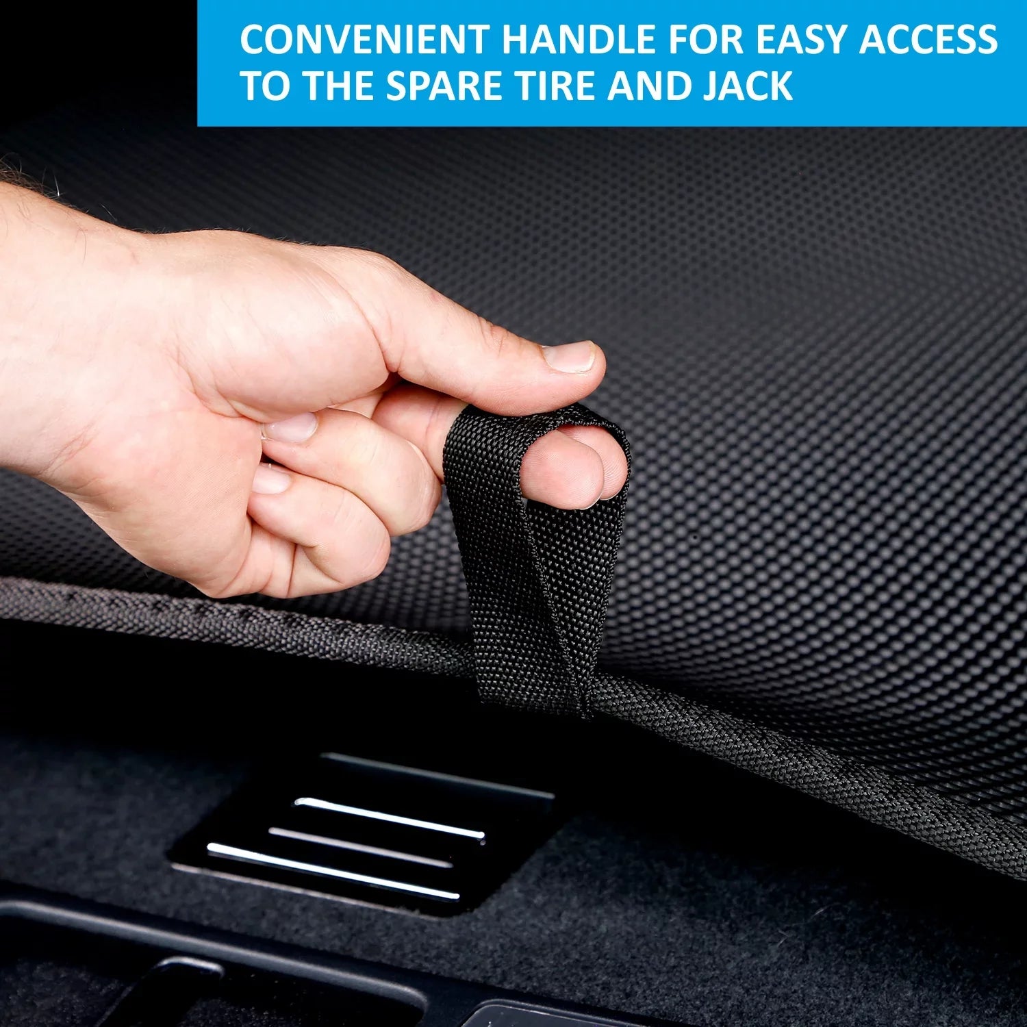 CLIM ART Cargo Liner for Jeep Cherokee 2018-2023 Custom Fit Trunk Mat, with Honeycomb Dirtproof & Waterproof Technology - All-Climate, Heavy Duty, Anti-Sizelip Cargo Liner, Luggage - FL04114031