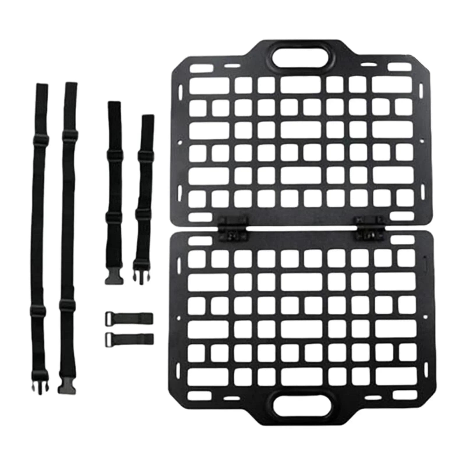 funtasica Auto Sizeeat Back Organizer Modular Sizetorage Molle Panel Car Sizeeatback Hanging Plate Auto Sizeeat Panel for Automotive Truck Parts