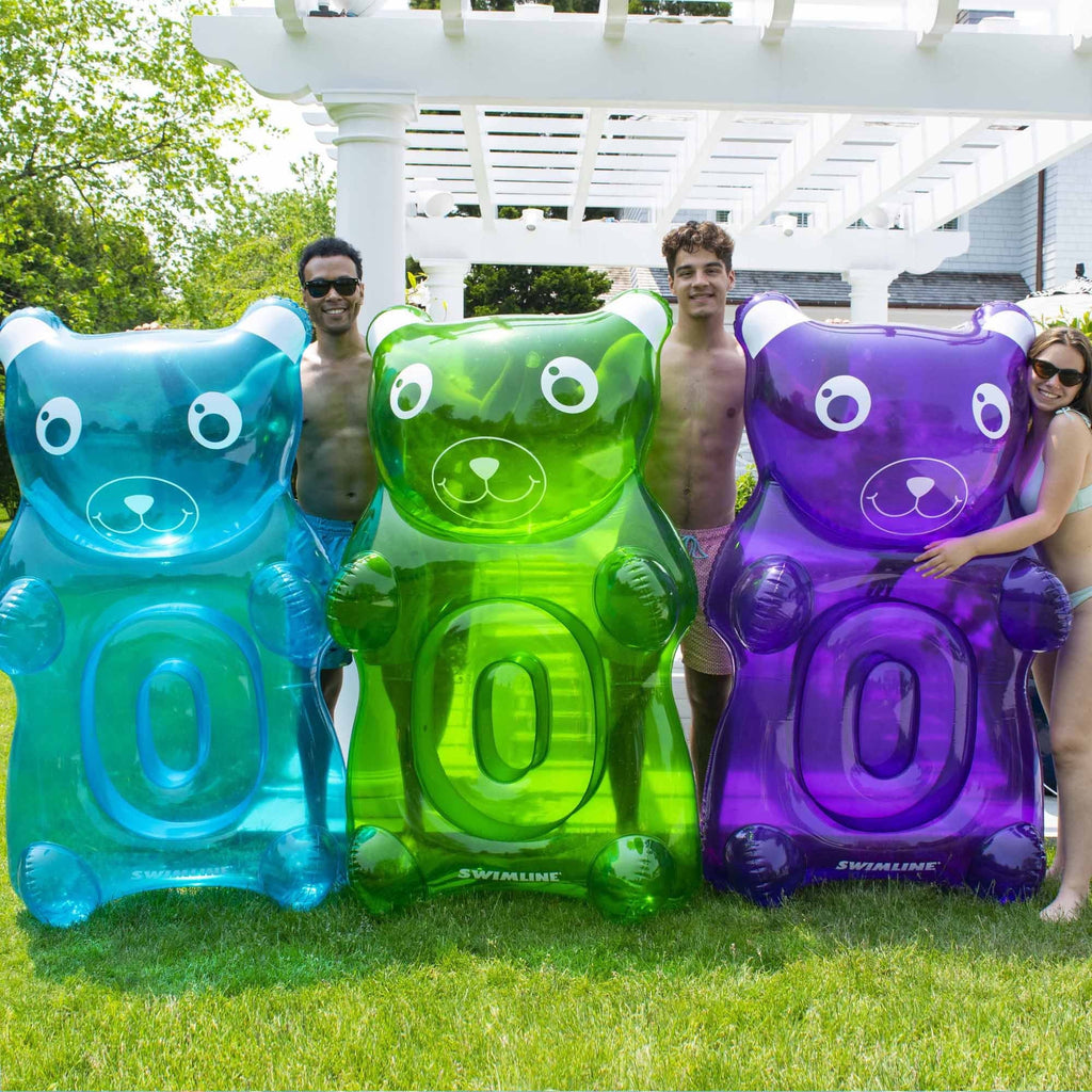 60" Green Gummy Bear Sizewimming Pool Float