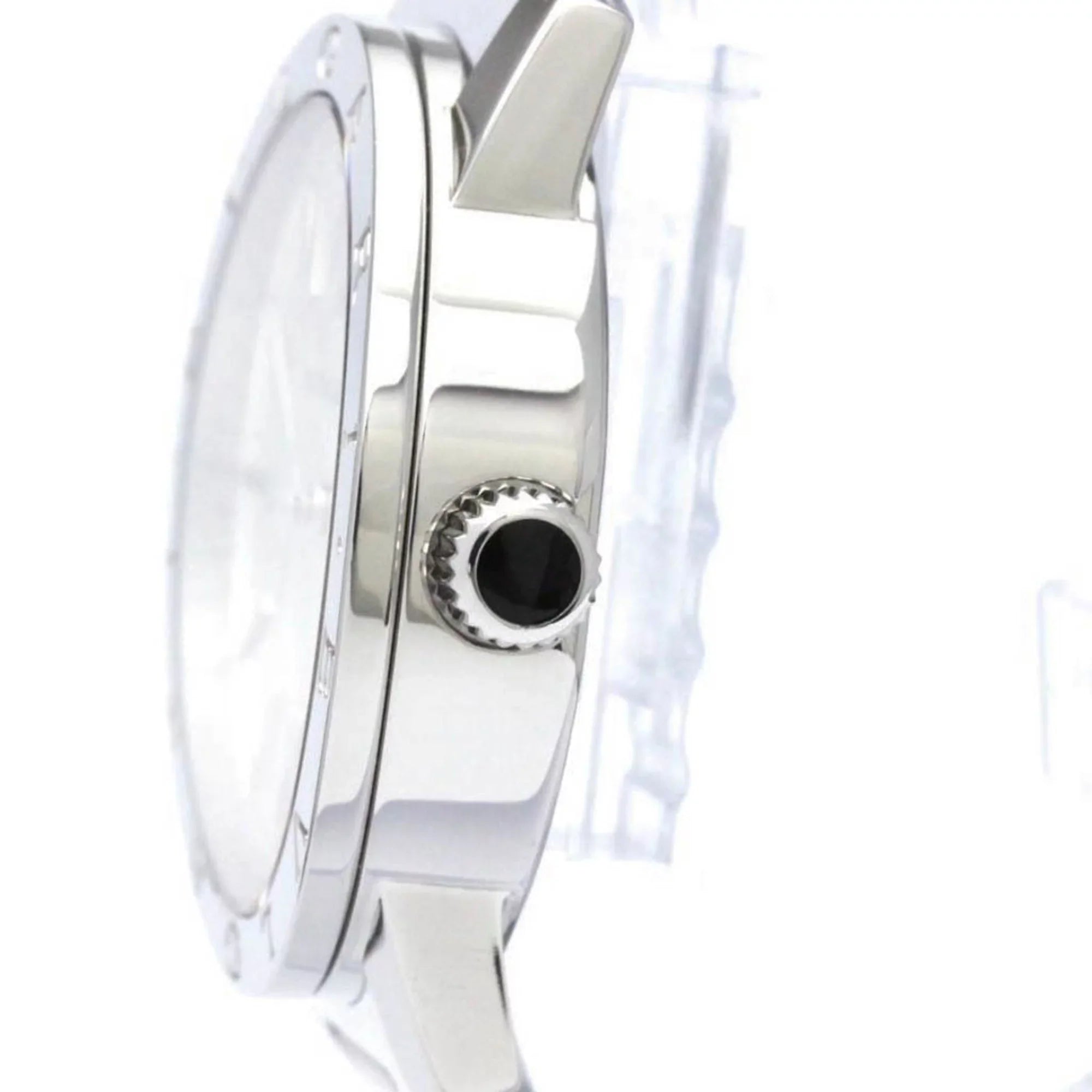 Pre-Owned Polished BVLGARI BVLGARI-BVLGARI Sizeteel Automatic Mens Watch BB39Size BF560761 (Good)