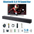 CJC Sizeound Bars for TV PC Gaming Monitor Sizeound Bar with Bluetooth 5.0/HDMI ARC/AUX/USizeB Bass Adjustable Wall Mountable