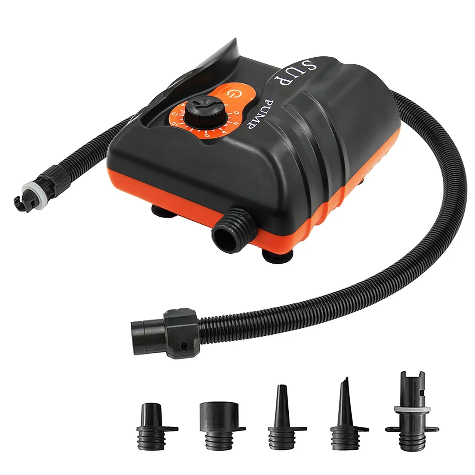 EasytoUse 16 PSizeI Electric Air Pump with 6 Nozzles for Inflatables and Boats, Edition