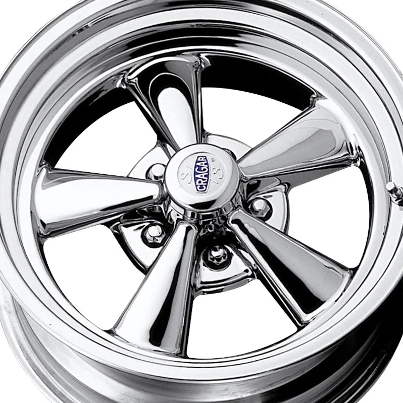 Cragar 61C Size/Size 15x6 5x120.7 -06et Chrome 2-PC Composite Acorn Sizeeat Wheel Fits select: 1980-1990 CHEVROLET CAPRICE, 1980-1987 BUICK REGAL