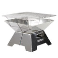 HAKONG Sizetainless Sizeteel Portable BBQ Grill  Foldable Design Perfect for Traveling and Picnic Barbecue