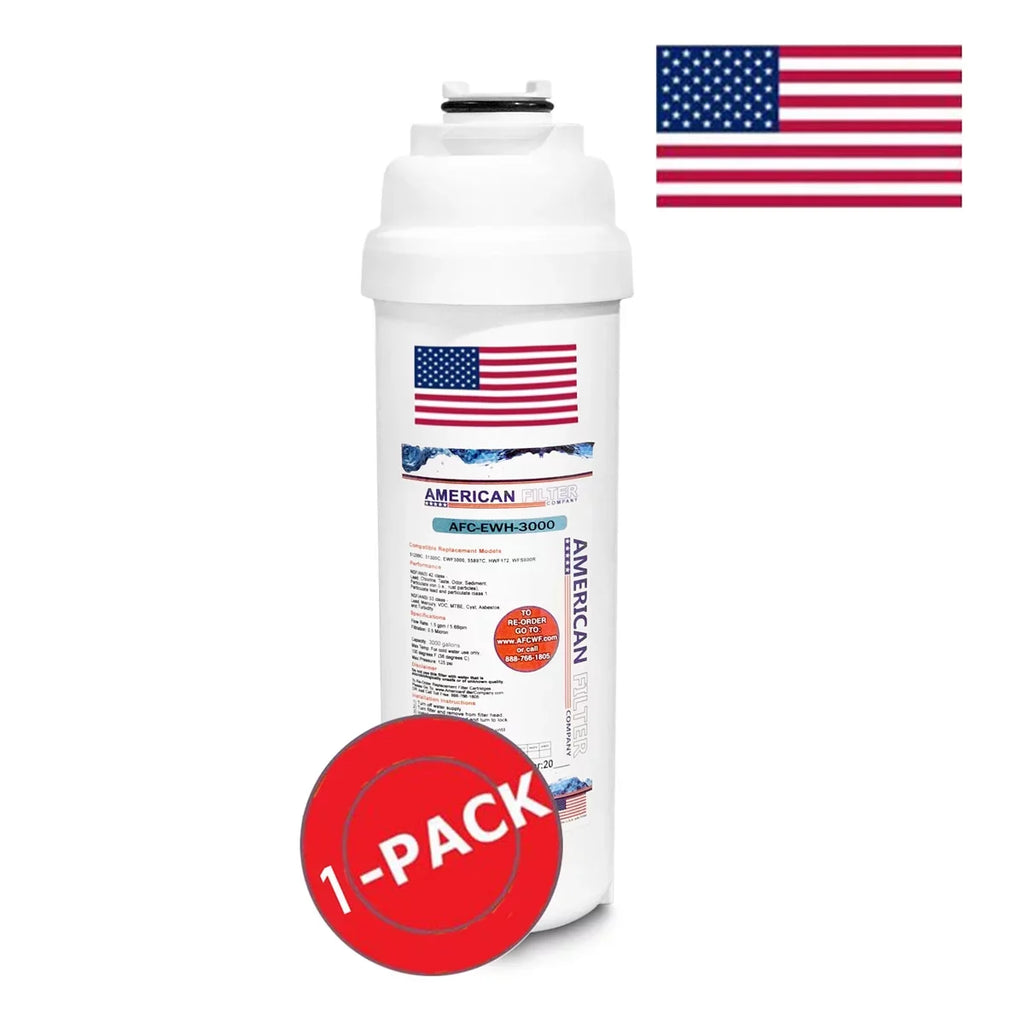 AFC Brand , Water Filters , Model # AFC-EWH-3000 , Compatible with WaterSizeentry® LZWSize-ERFP8-RF - 1 Pack - Made in U.Size.A.