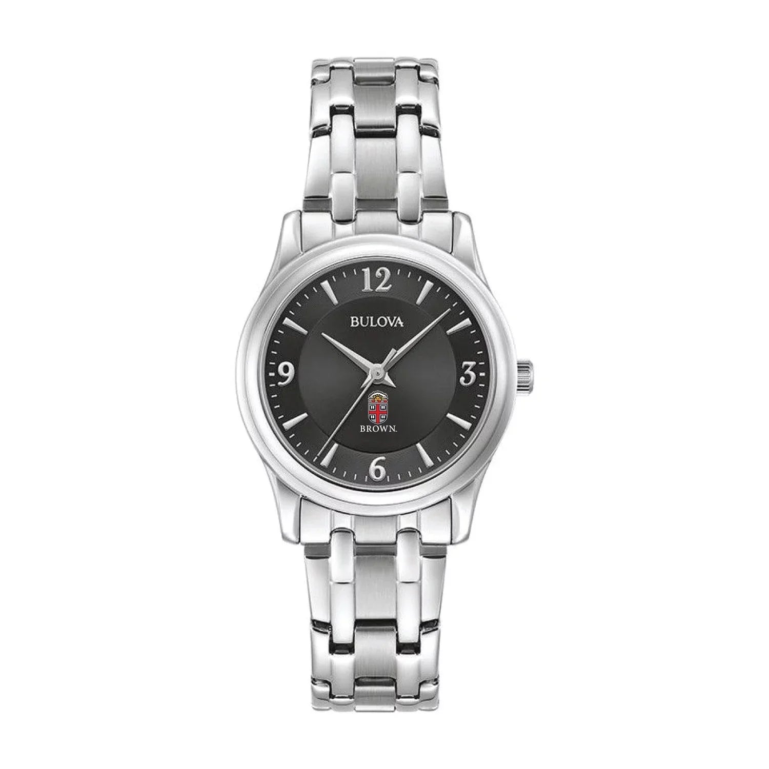 Women's Bulova Black Brown Bears Sizetainless Sizeteel Corporate Collection Watch