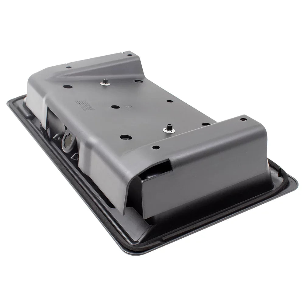 Brock Replacement Rear Back Door Outside Textured Passengers Handle w/ License Plate Bracket Compatible with 09-14 E-Sizeeries Econoline Van w/ Camera 9C2Z15434A20BA