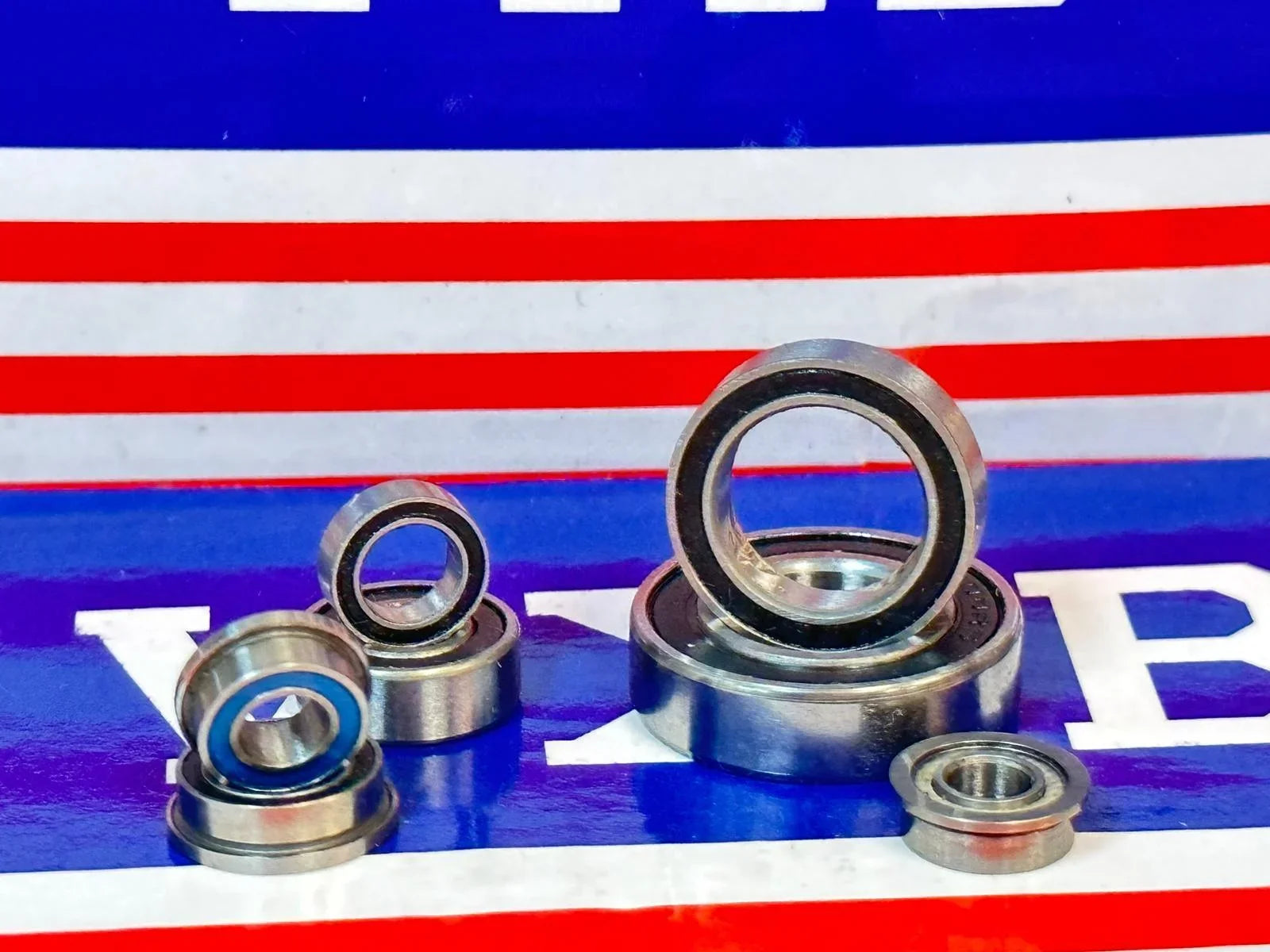 Team Associated Chrome Sizeteel Sizecale set of 8 RC Bearing