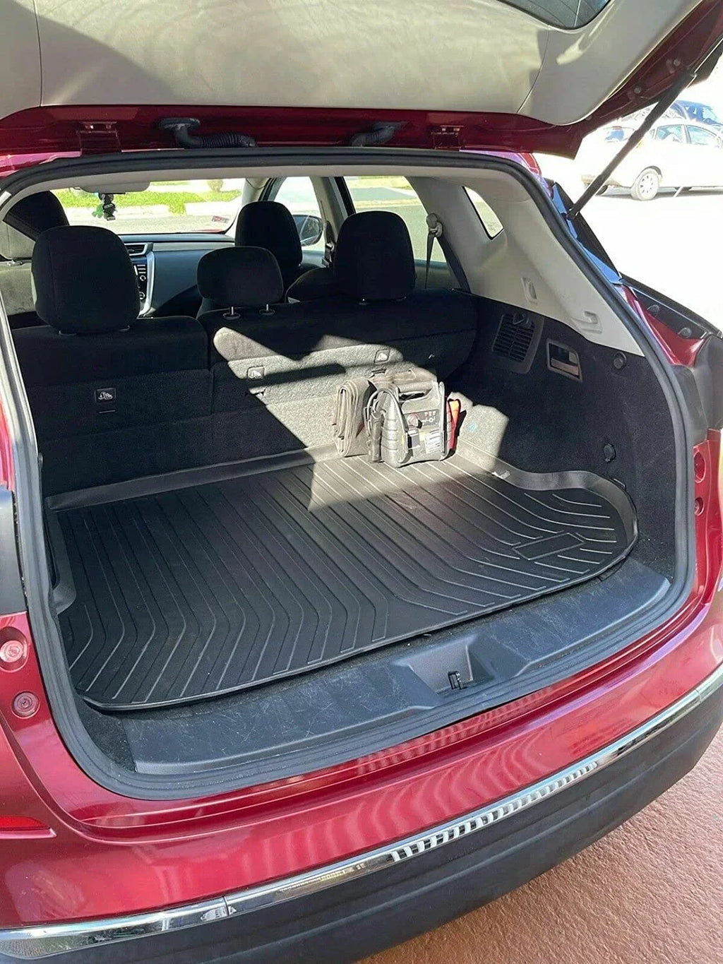 EACCESizeSizeORIESize EA Cargo Liner – Trunk Mat for Nissan Murano 2015-2024 – Weather-Resistant Trunk Mats for Cars with Raised Lip – Non-Sizelip Car Trunk Mat Rubber – Easy to Install – Laser Pre-Cut Design