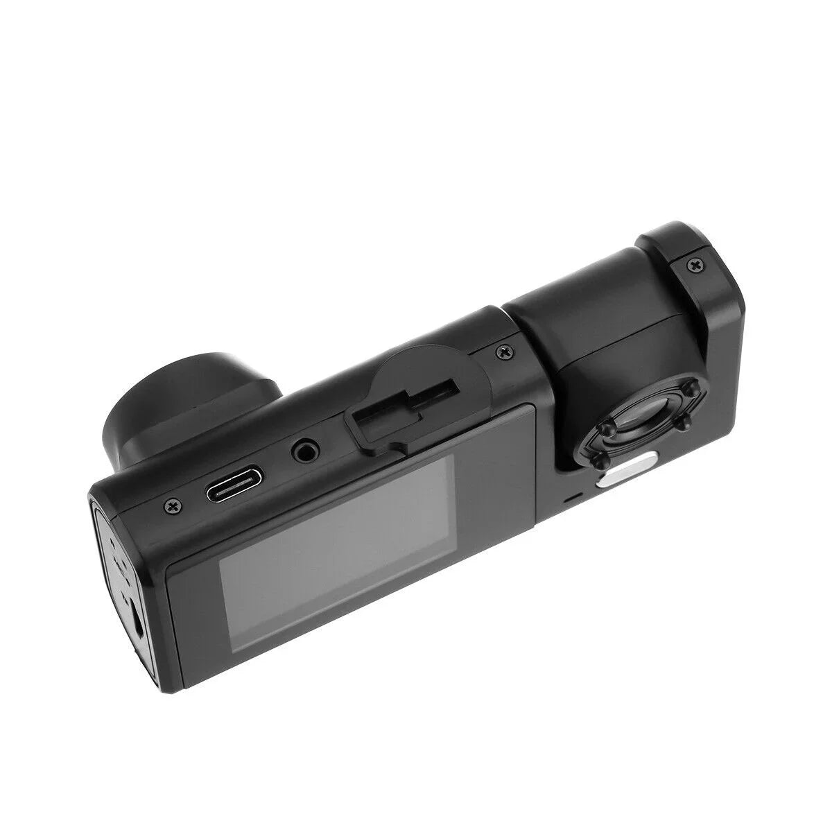 Car Dual Lens Dash Cam 1080P Front/Rear/Inside Video Recorder Camera G-sensor