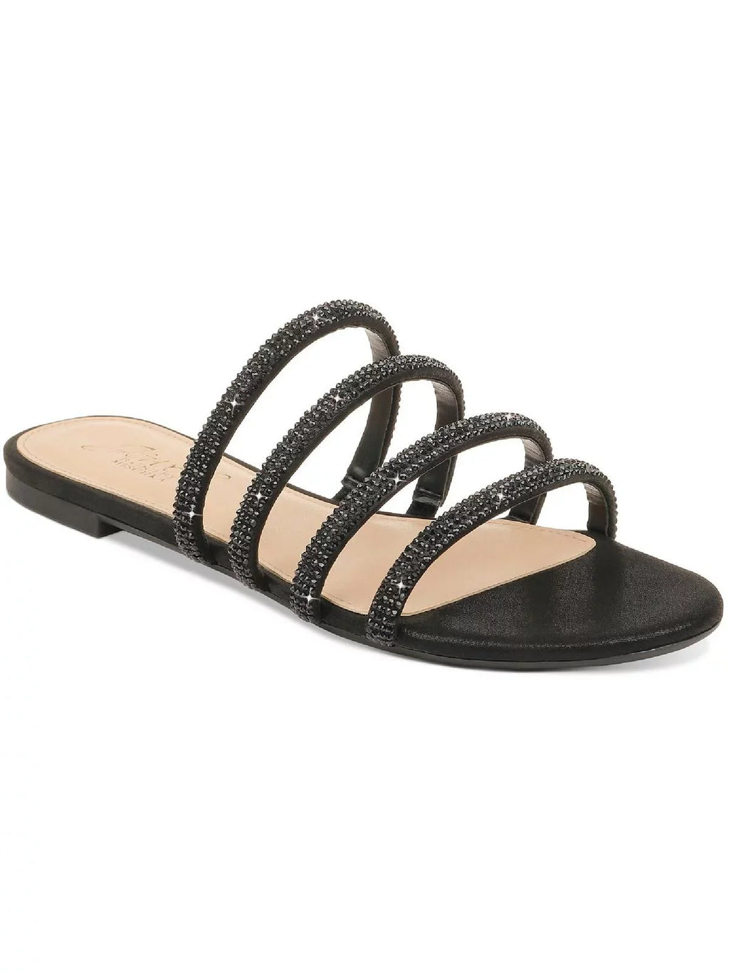 Jewel Badgley Mischka Womens Nigella Dressy Sizetrappy Flat Sizeandals