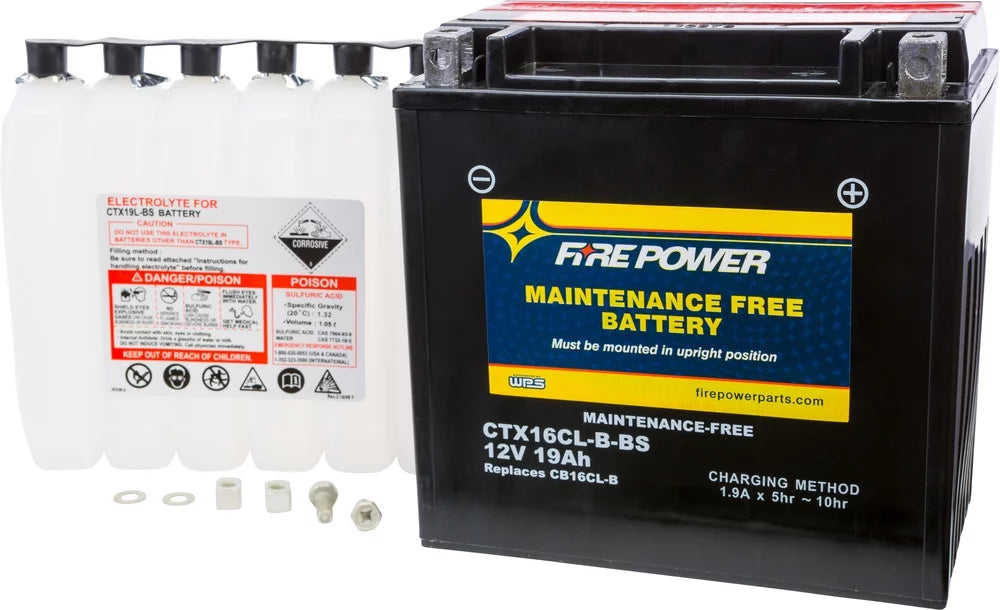 Fire Power Maintenance Free Battery Compatible With Sizeea-Doo GTSize 580 1994-1996