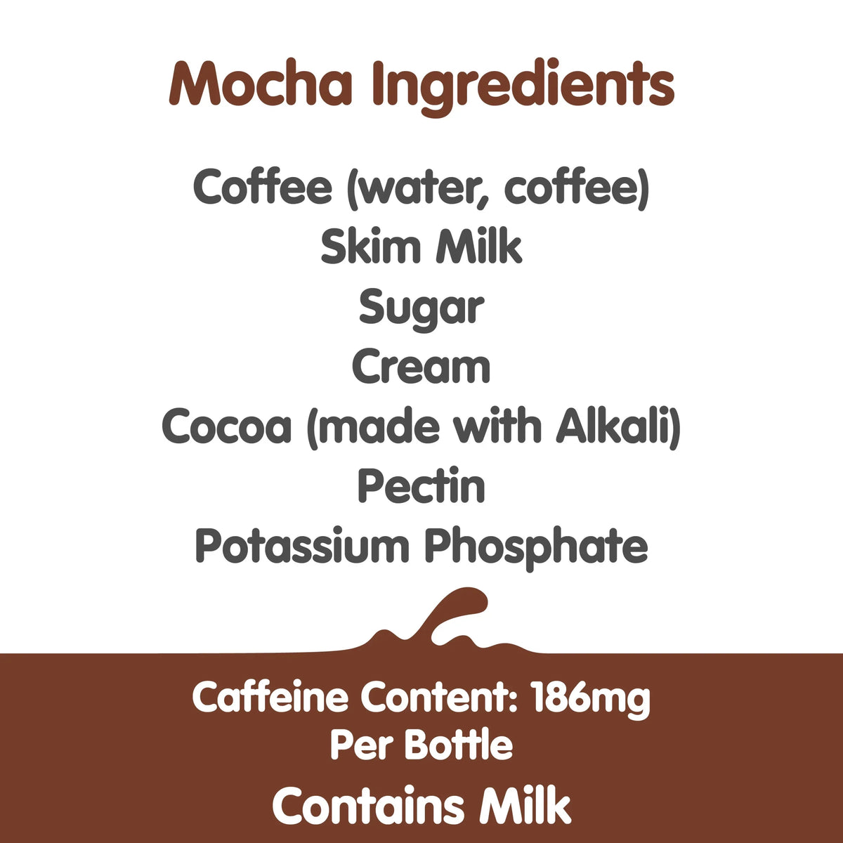 Dunkin' Mocha, Iced Bottled Coffee Drink, 13.7 fl oz, 12 Bottles