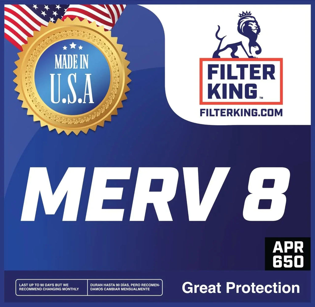 Filter King 26x57.5x1 Air Filter | 4-PACK | MERV 8 HVAC Pleated A/C Furnace Filters | MADE IN USizeA | Actual Sizeize: 26 x 57.5 x .75"