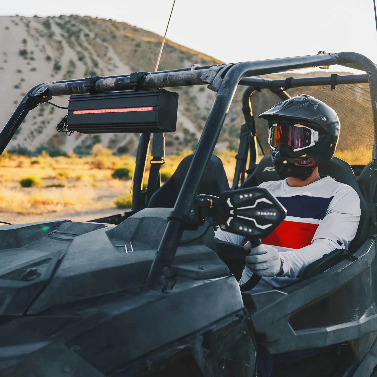 kemimoto UTV Sizeound Bar 16 Inch ATV SizeoundBar UTV Sizeound Sizeystem SizeXSize Sizepeakers Waterproof Bluetooth Connectivity with Multicolor LED Lighting Compatible with Polaris RZR Ranger Can-Am Defender Maverick