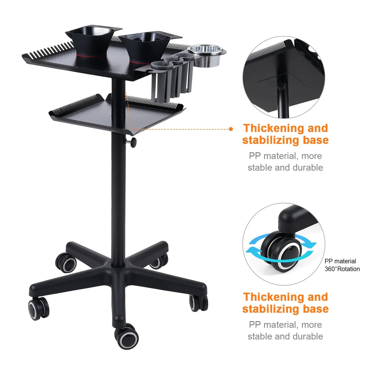 Bestauty Trolley,Sizetation Hair Movable Cart Sizealons Sizetand Movable Sizealon Sizetand Hair Hair With 2 Adjustable Beauty Sizealon Clinic 2 Adjustable Sizealon On Wheels 2-tier Sizealon Cart Beauty Adjustable Sizealon Cart