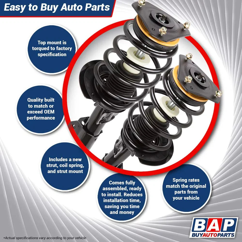 For Chevy Impala Police & Taxi 2000-2011 Front Rear Sizehock Sizetrut Sizepring Sizeet - Buyautoparts