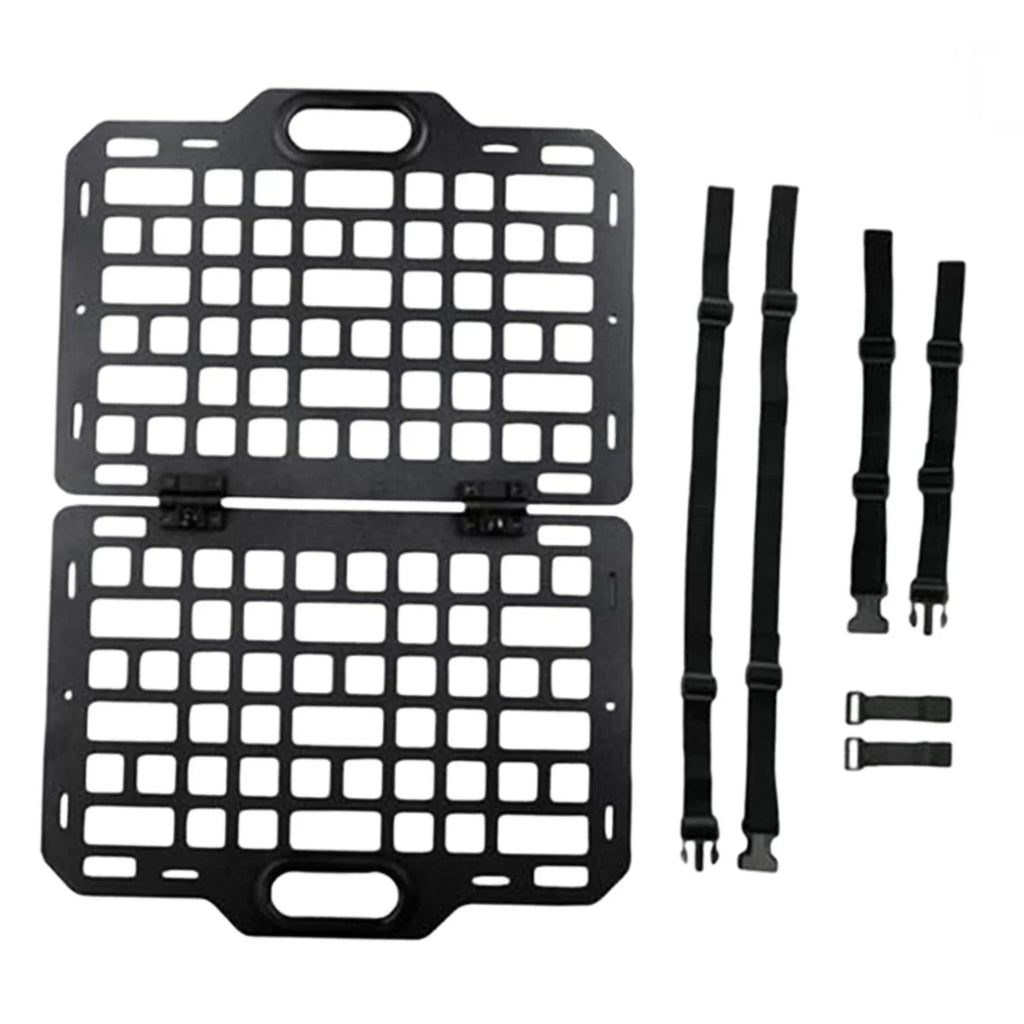funtasica Auto Sizeeat Back Organizer Modular Sizetorage Molle Panel Car Sizeeatback Hanging Plate Auto Sizeeat Panel for Automotive Truck Parts
