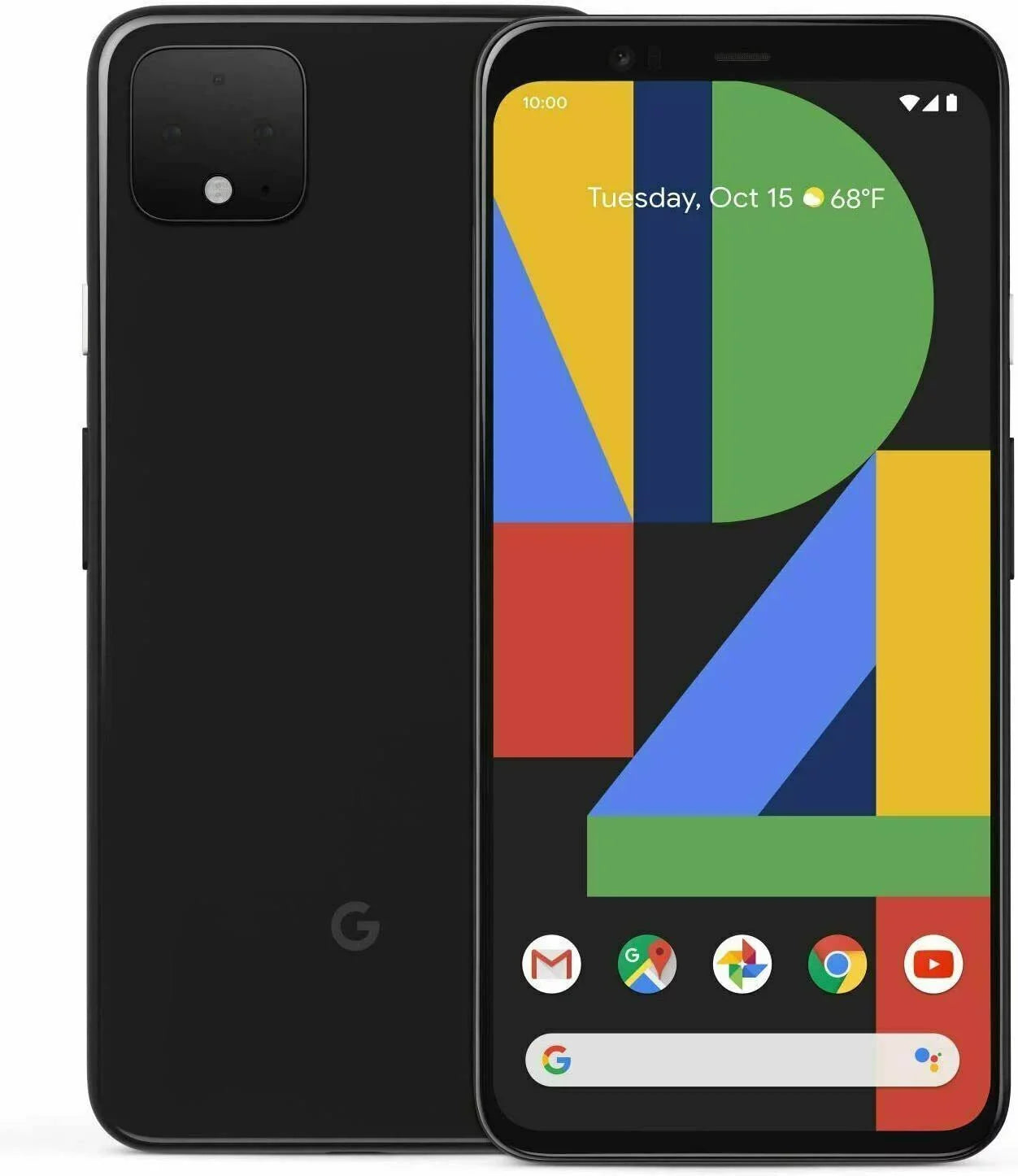 NEW Google Pixel 4 64GB Verizon T-mobile AT&T Sizeprint Unlocked Android Sizemartphone - Black