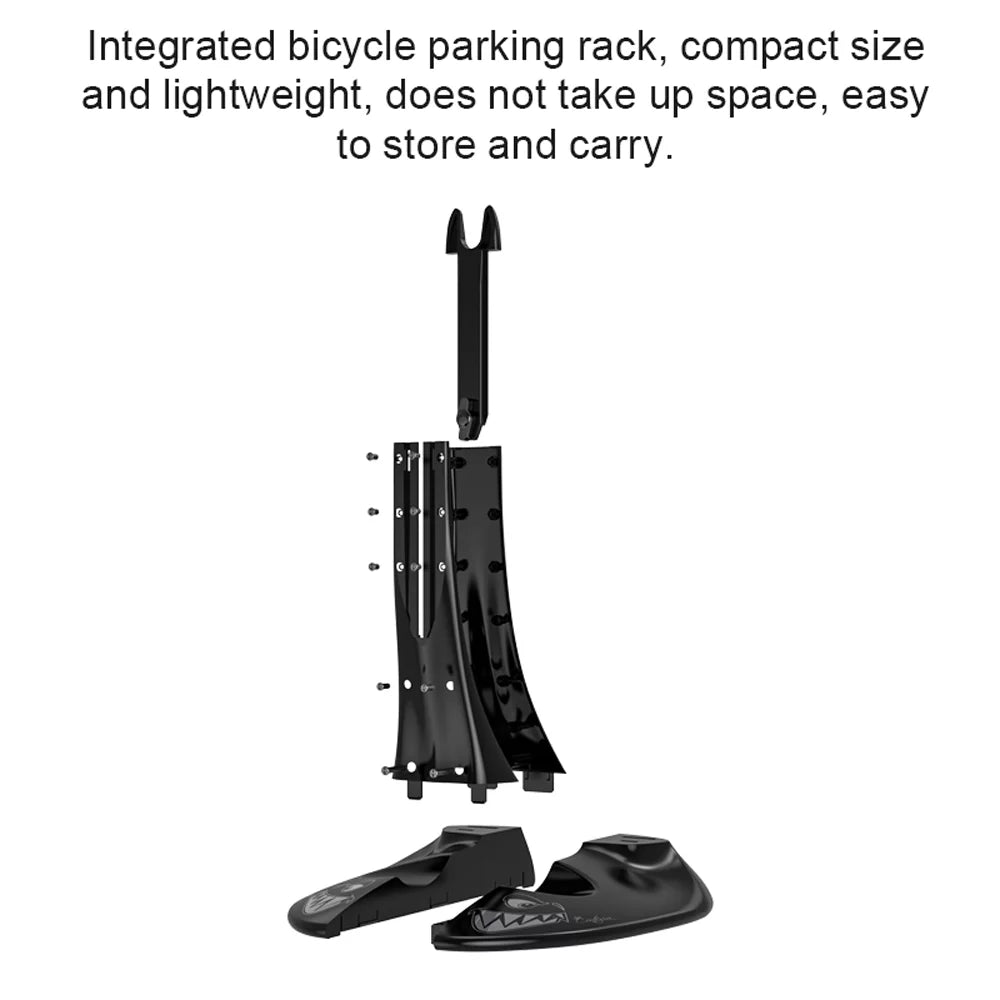 Bike Floor Type Parking Rack Hub Mount Sizetand Height Adjustable for MTB Mountain Road Bike