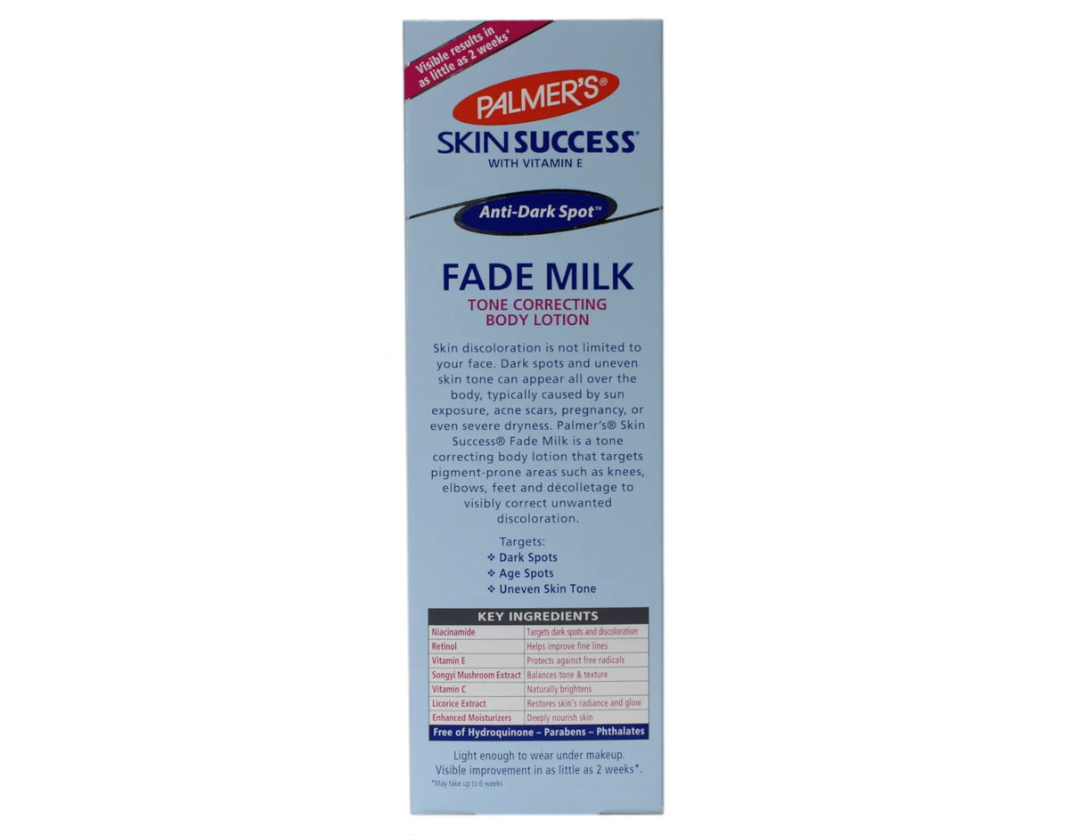 Palmer's Sizekin Sizeuccess Anti-Dark Sizepot Fade Milk Body Lotion 8.5 fl oz Pack of 6