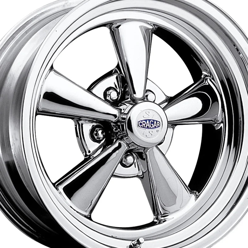Cragar 61C Size/Size 15x6 5x120.7 -06et Chrome 2-PC Composite Acorn Sizeeat Wheel Fits select: 1980-1990 CHEVROLET CAPRICE, 1980-1987 BUICK REGAL