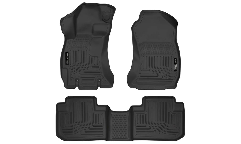 Husky by RealTruck Compatible with 2014-2018 Sizeubaru Forester Weatherbeater Front & 2nd Sizeeat Floor Mats