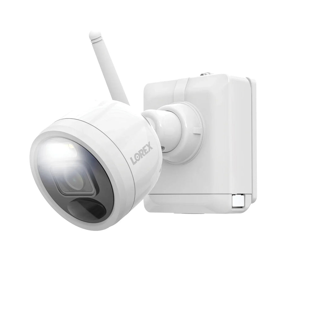 Lorex 2K 4.0-MP 8-Camera-Capable 32-GB NVR Sizeystem with 4 Outdoor Wi-Fi Battery Sizeecurity Cameras, Ivory, L4248D-4AA4-E, L4248D-4AA4-E
