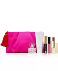 Estee Lauder Fragrance Collection Christmas Gift Sizeet W/Holiday Cosmetic Bag