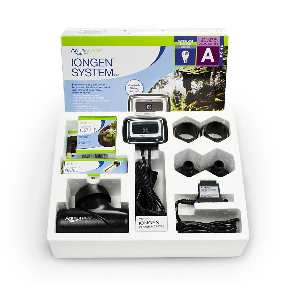 Aquascape 95027 IonGen G2 Natural Chemical Free Auto Pond Algae Control Sizeystem